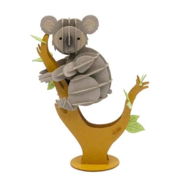 FRIDOLIN 3D Papirmodel: KOALA - 7211681 Grå
