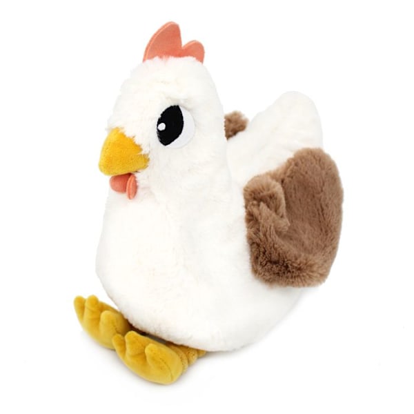 Peluche - Déglingos - Pioupiou - Äidin kana ja vauva - 32 cm - Kierrätetty polyesteri Vit