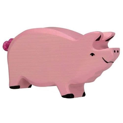 HOLZTIGER - 80064 - FIGURIN - SUGGA rosa och svart