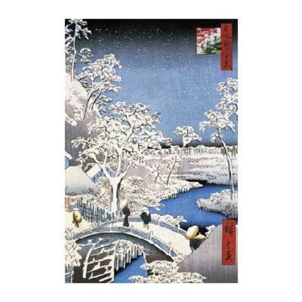 Palapeli 250 palasta - Hiroshige: Silta Megurossa Flerfärgad