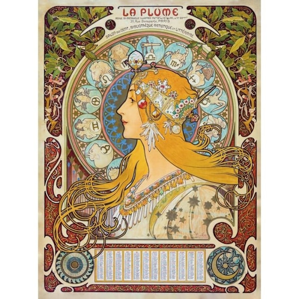 Puzzle Michèle Wilson - Muchan horoskooppi - WILSON-PELIT Beige