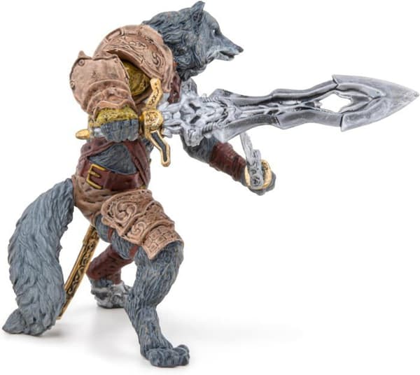 Papo - Mutant Wolf Figurine Grå