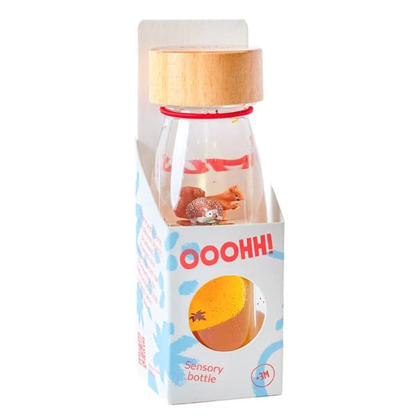 Petit Boum | Sensorisk flaske move Efterår - Brun - 14 x 4 cm brun