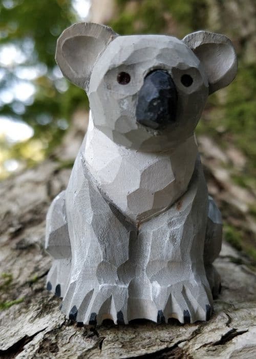 Wudimals - Figur Koala - K-PLAY kastanj