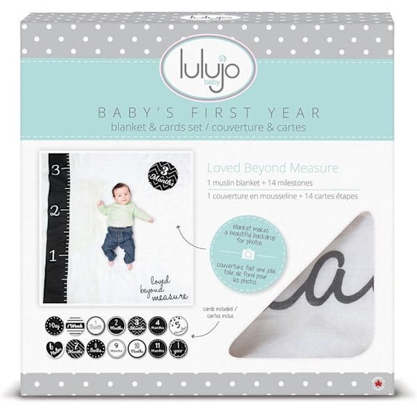 Lulujo - Min första års box - älskad övermått - ELEMENT FOR KIDS Vit