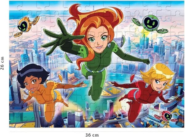 Nathan - Totally Spies on a mission pussel 100 st - RAVENSBURGER Vit