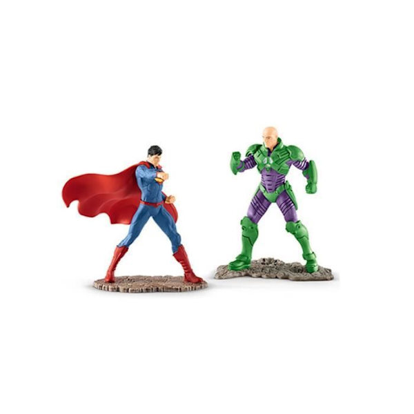 Figuriini Schleich 22541 - Justice League - Superman vs Lex Luthor - 2 hahmon pakkaus