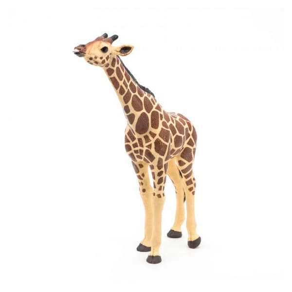 Papo - Figurer Giraffe med hævet hoved beige