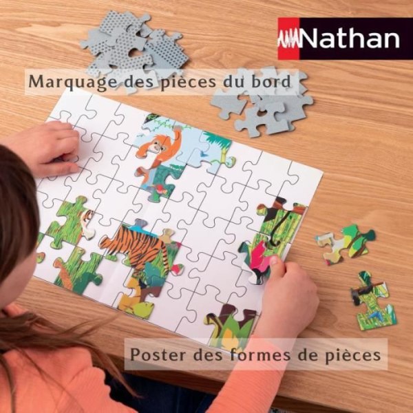 Nathan Pussel - 45 bitars pussel - Bluey - Tecknade serier och serier - Barn - Från 5 år