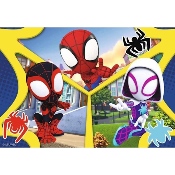 Puzzle 2x24 palikkaa Spidey & kumppanit - Alkaen 4 vuotta Ravensburger Flerfärgad