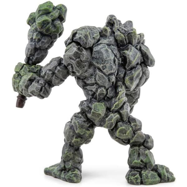 Kivinen golem-figuriini Grå