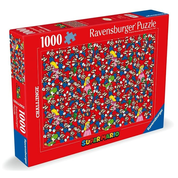 Ravensburger Super Mario Challenge 1000 bitars pussel Flerfärgad