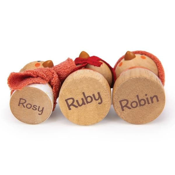 Spilunivers - TENDER LEAF TOYS - Rødhalsens rede - 22 dele - 3 år - Rød Röd