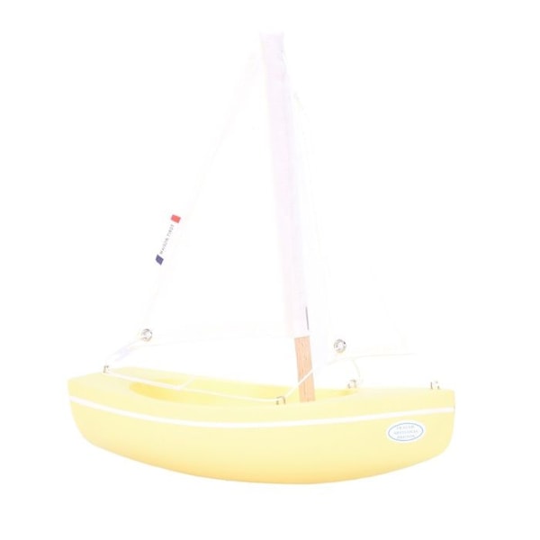 Maison Tirot - Laiva Le Sloop keltainen 21cm - TIROT Gul