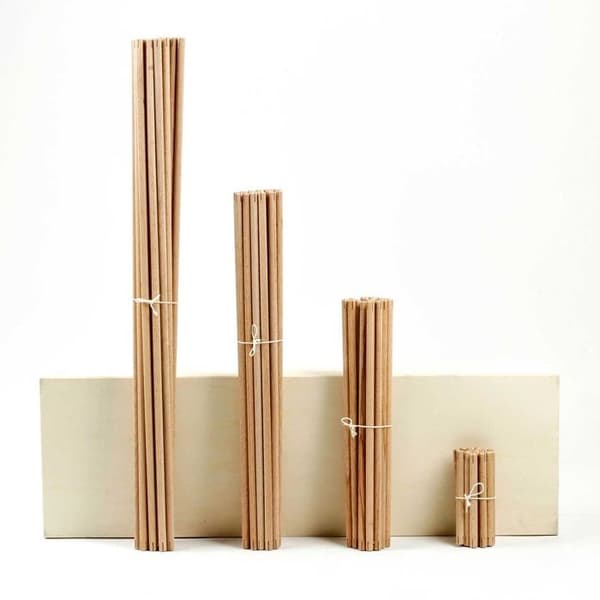 Trigonos - Træstænger Trigonos Beige