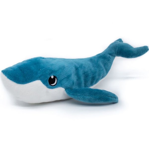 Les Déglingos - Plysch Ptipotos Whale mom baby blue - GLOBE TROTOYS Blå