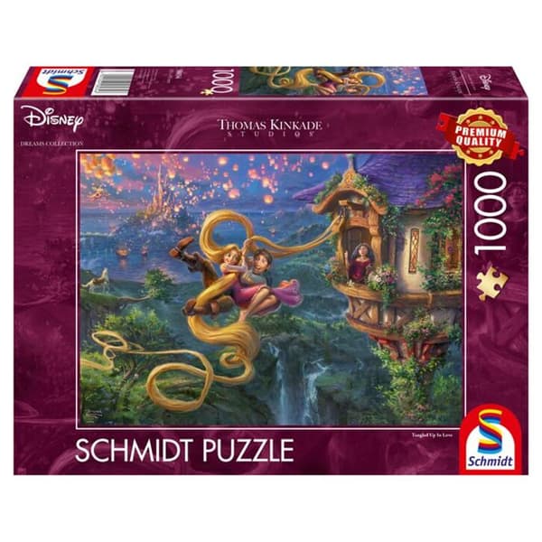 Pussel 1000 bitar Rapunzel - Disney Violett