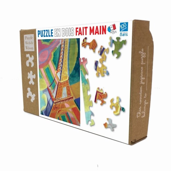 Puzzle Michèle Wilson - Eiffel-torni Delaunay - WILSON PELIT Flerfärgad