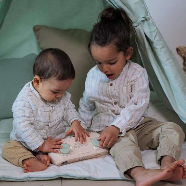 Nattlampa och storybox - Cloud b - CloudBox EN/FR - Beige - Elektrisk - 12 månader och uppåt Beige