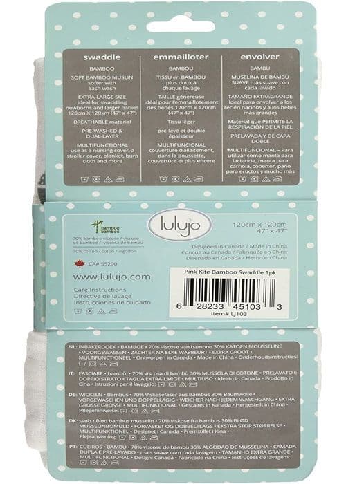 Lulujo - Lang og bambus - Rosa drage - ELEMENTER TIL BØRN Rosa