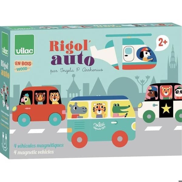 'Rigol' Auto kuvitetut Ingela P. Arrhenius Vit