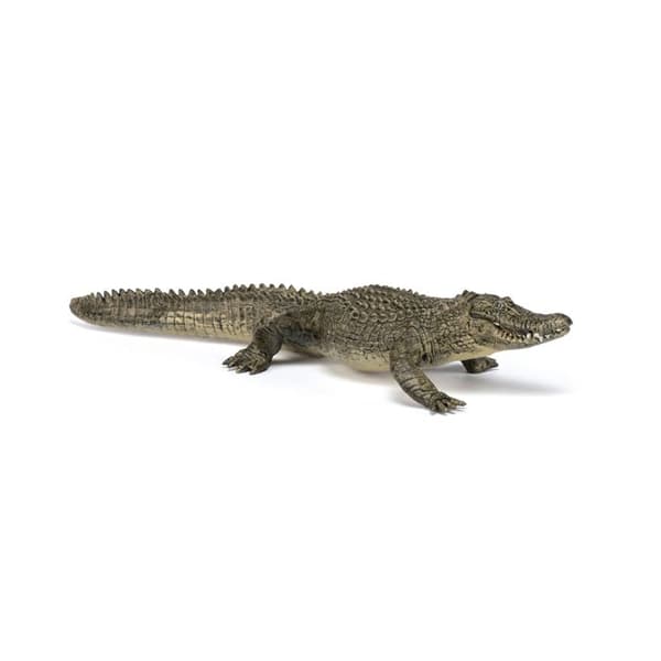Figurine alligator Enfärgad