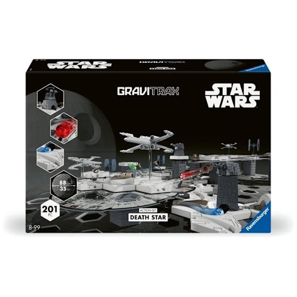 Ravensburger-Gravitrax Star Wars-set-188 bitar-Marmorkrets-Byggspel-Marmorbana-Från 8 år gammal-23860 Flerfärgad