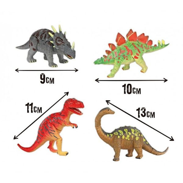 Dinosaur Dig Game - Buki - Mega Dino Egg - 4 Dinosaur Pussel - Verktyg ingår Flerfärgad