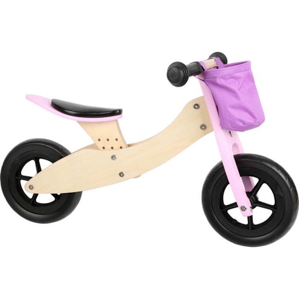 2-i-1 Maxi Pink Balance Bike-Tricycle Rosa