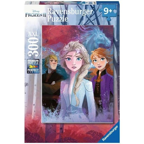 300 bitar XXL-pussel - RAVENSBURGER - Frozen 2 - Tecknade serier och serier - Tjej - Blå