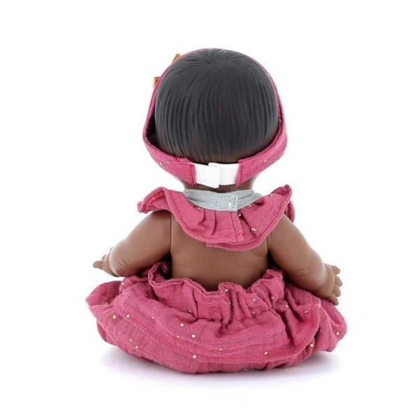 Poupon Petit-Câlin - PETITCOLLIN - Lya - Rosa - 28 cm - Tillverkad i Frankrike