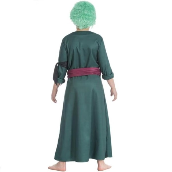 Zoro One Piece barndräkt - CHAKS - Zoro modell - Grön - Officiellt licensierad kostym Grön 11-12 år gammal