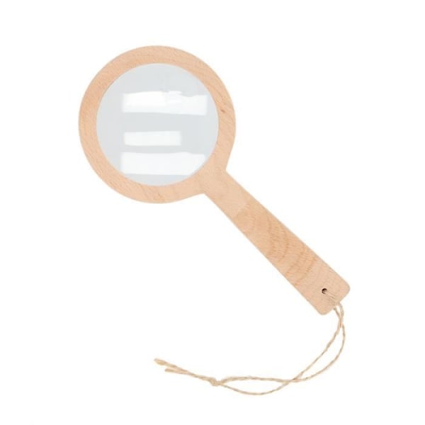 Insektsobservationsförstoringsglas Trä 18 cm - ESSCHERT DESIGN - Pedagogisk leksak - Brun - Utomhus - Barn