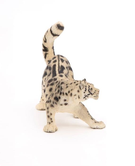 Figurine Sneleopard - PAPO - DET VILDE LIV - Barn - Indendørs - Grå