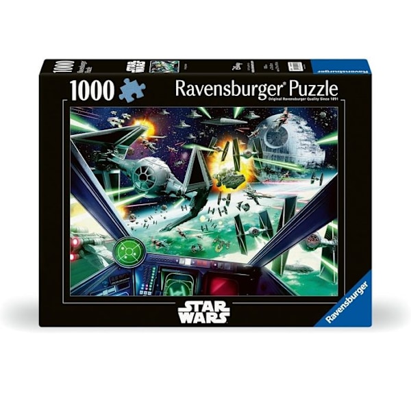 Ravensburger pussel Star Wars X-wing cockpit, 1000st. Svart