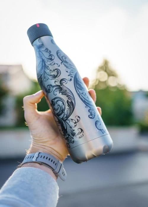 Isoleret flaske LEOPOLD - DE KUNSTNERE - Time Up Tattoo mat - 500 ml - Grå og sort Grå og sort