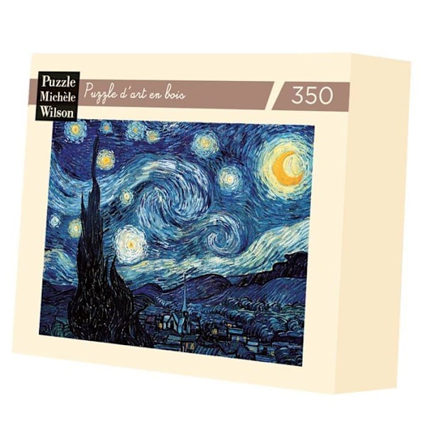 Taidepuzzle 350 palaa - Michèle Wilson - Van Gogh: Tähtikirkas yö - Taulut ja maalaukset - Vaikea puzzle