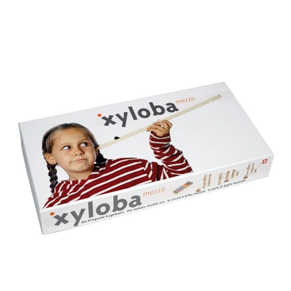 Musiikkibissiirinki - Xyloba - Mezzo - 40 osaa - 8 äänilankaa - 100% pyökkiä Beige