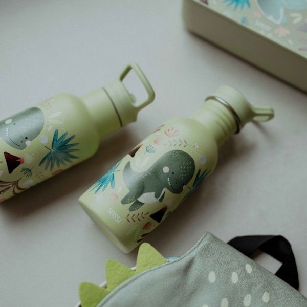 Sassi Junior - Cracky the dinosaur isolerad flaska 350 ml Flerfärgad