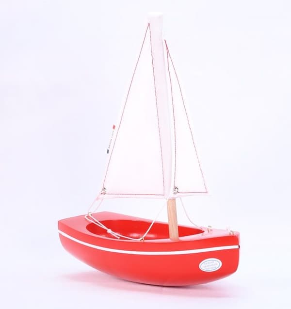 Maison Tirot - Båd Le Sloop rouge 21cm - TIROT Röd