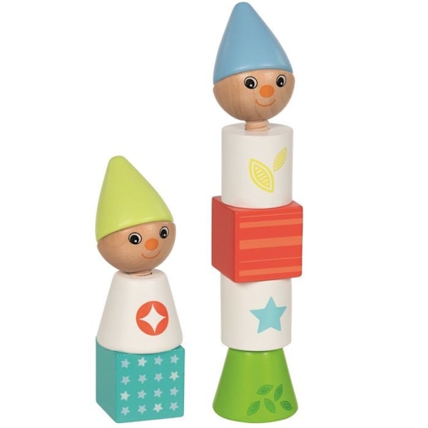 Goki - Kiinnitettävät lohkokkeet Lutins - GOLLNEST & KIESEL Beige