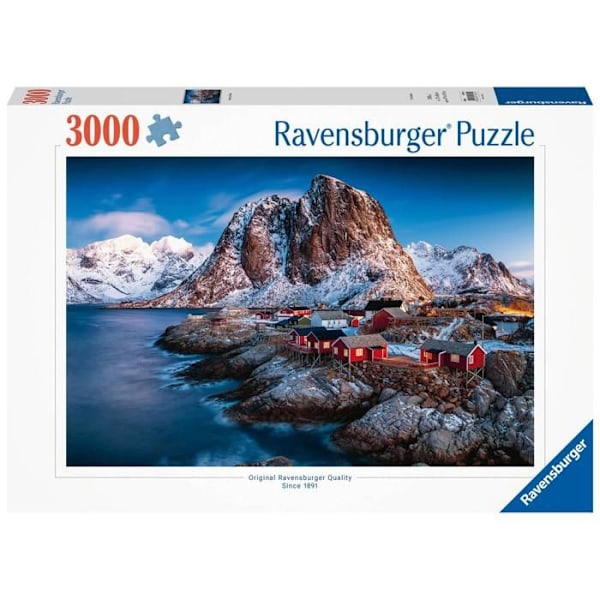 Ravensburger - Lofoten Norge 3000 bitars pussel för vuxna och barn från 12 år och uppåt, Flerfärgad - 17081 Vit