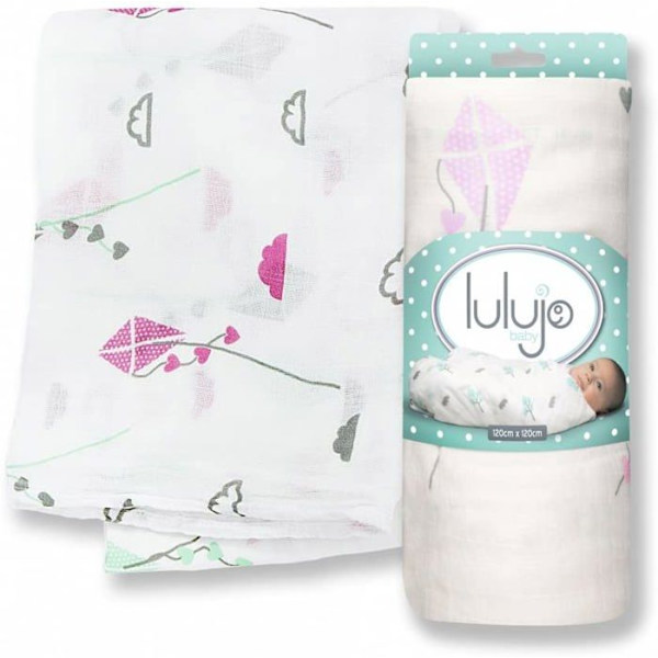 Lulujo - Pitkä bambu - Vaaleanpunainen leijona - ELEMENTS FOR KIDS Rosa