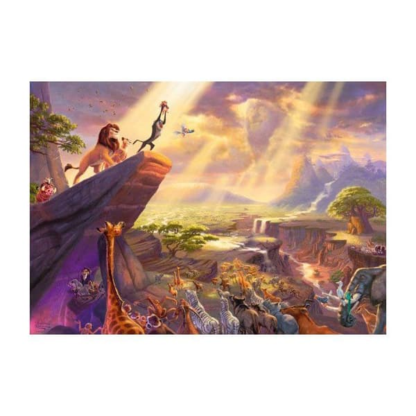 Pussel 1000 bitar - SCHMIDT SPIELE - Thomas Kinkade Studios - Disney - Lejonkungen - 1000 bitar Flerfärgad