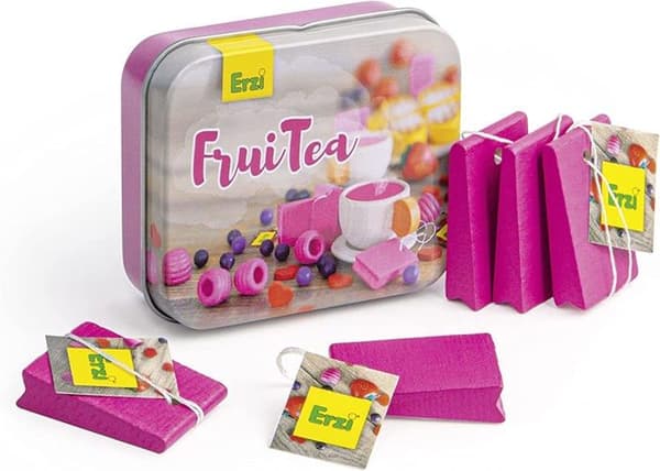 Erzi - Teposer med røde frugter Rosa