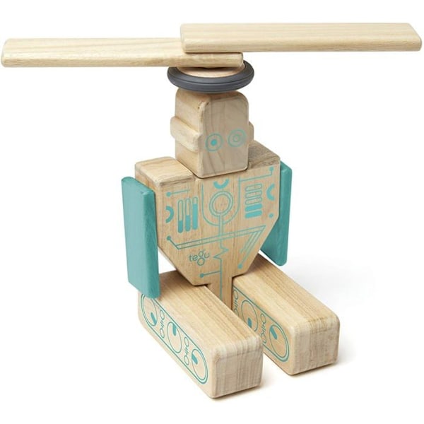 Tegu - Magneettiblokit Magbot Beige