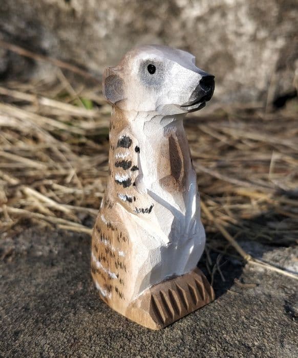 Wudimals - Meerkatfigur - K-PLAY Grå
