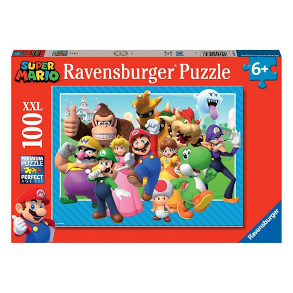 Pussel 100 bitar XXL: Super Mario: Låt oss gå!