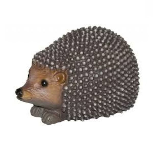 Nattelys - EGMONT - Pindsvin - Brun - 16 cm - Håndmalet brun