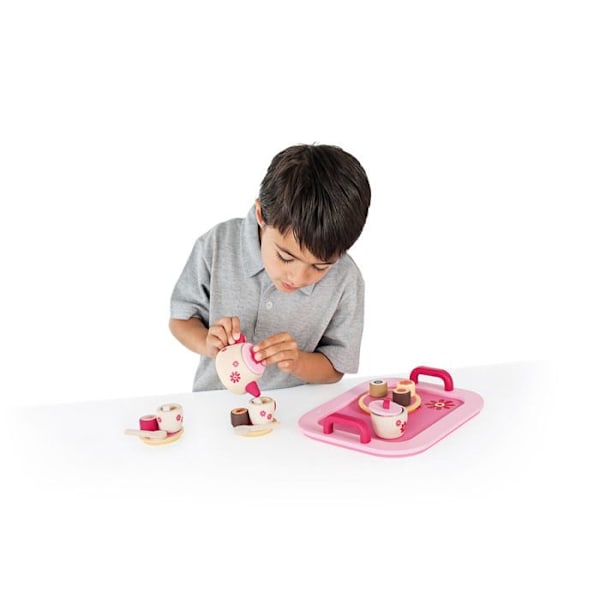 SEVI - 82314 - JÄLJELMÄPELI - KEITTIÖ - ASTI… Pinkki ja beige